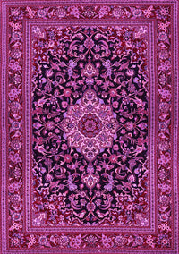 Medallion Pink Traditional Rug, tr1717pnk