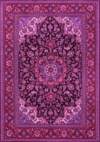 Medallion Pink Traditional Rug, tr1718pnk