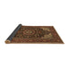 Sideview of Medallion Brown Traditional Rug, tr1718brn