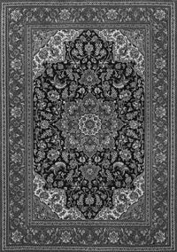 Medallion Gray Traditional Rug, tr1718gry