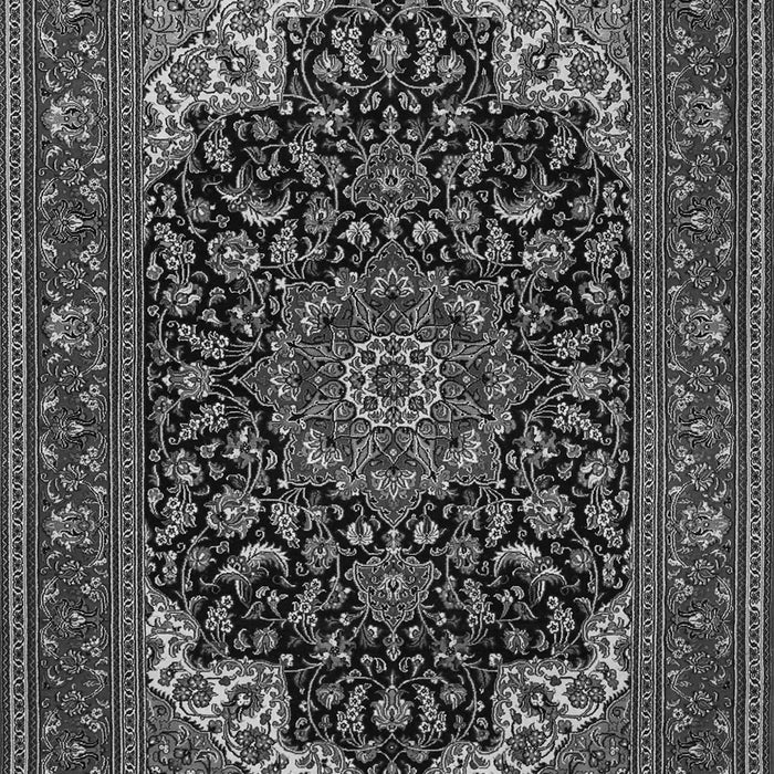 Medallion Gray Traditional Rug, tr1718gry