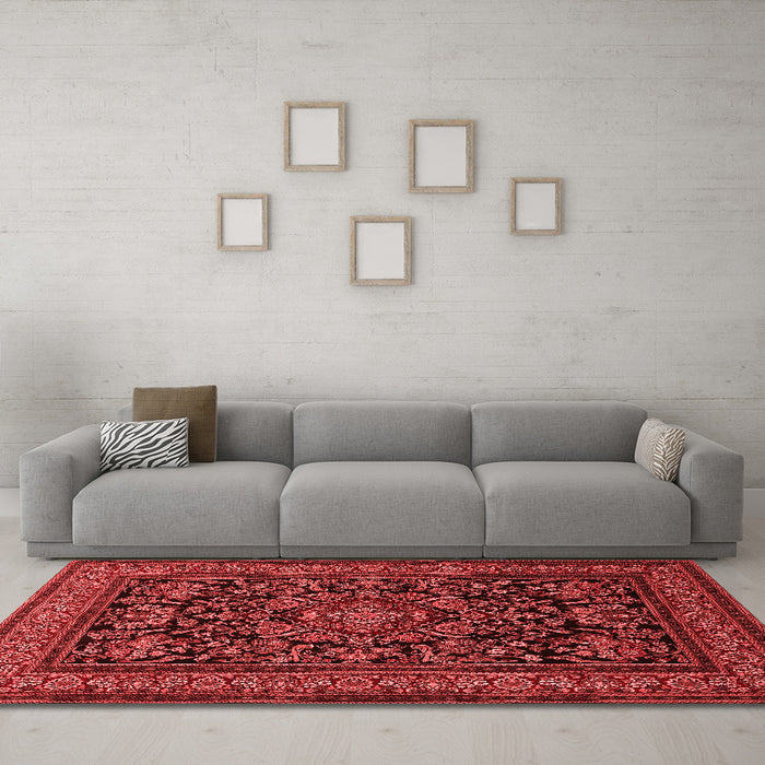Traditional Red Washable Rugs