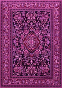 Medallion Pink Traditional Rug, tr1719pnk