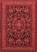 Medallion Red Traditional Area Rugs