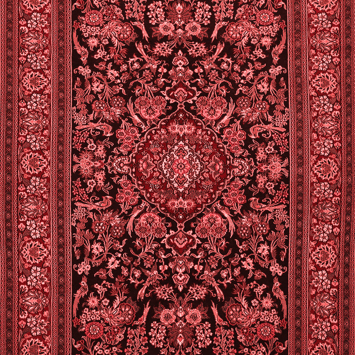 Medallion Red Traditional Area Rugs