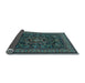 Sideview of Medallion Light Blue Traditional Rug, tr1719lblu