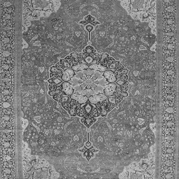 Medallion Gray Traditional Rug, tr171gry