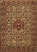 Machine Washable Persian Brown Traditional Rug, wshtr1720brn