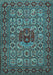 Machine Washable Persian Light Blue Traditional Rug, wshtr1720lblu