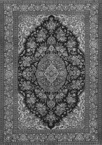 Medallion Gray Traditional Rug, tr1721gry