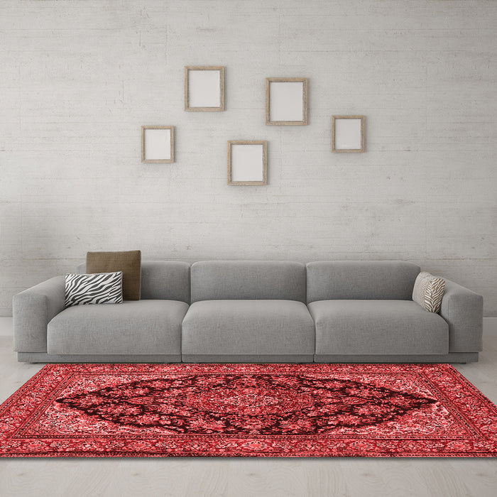 Traditional Red Washable Rugs