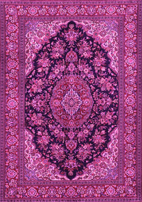 Medallion Pink Traditional Rug, tr1721pnk