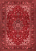 Medallion Red Traditional Area Rugs