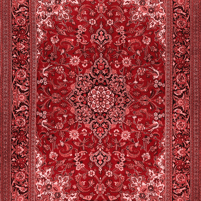 Medallion Red Traditional Area Rugs