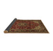 Sideview of Medallion Brown Traditional Rug, tr1722brn