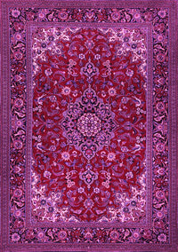 Medallion Pink Traditional Rug, tr1722pnk