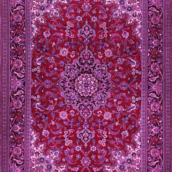 Medallion Pink Traditional Rug, tr1722pnk