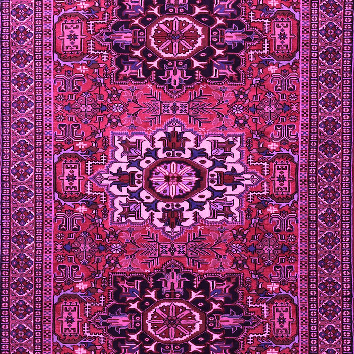 Machine Washable Persian Pink Traditional Rug, wshtr1723pnk