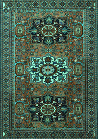 Persian Turquoise Traditional Rug, tr1723turq
