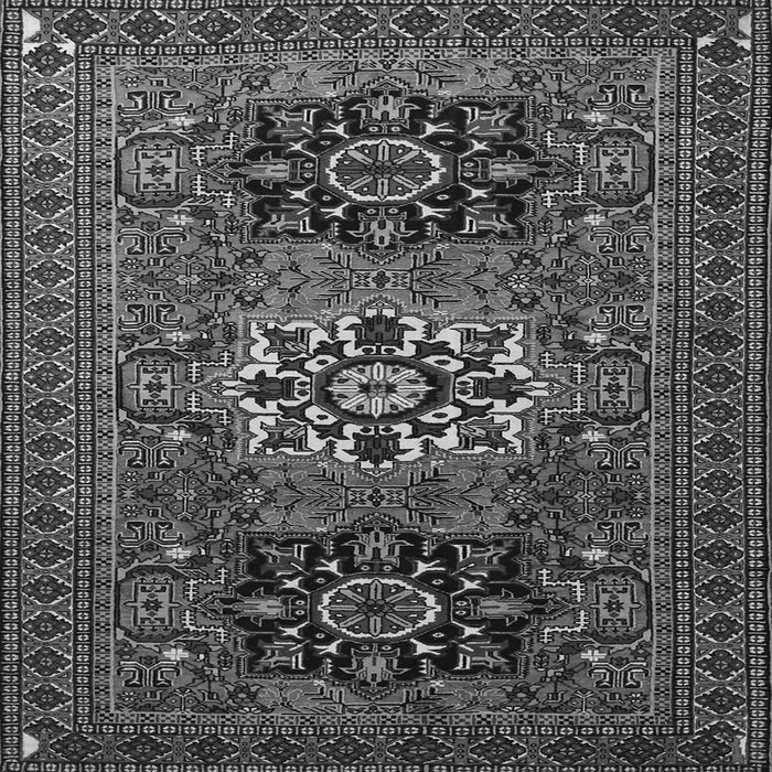 Serging Thickness of Persian Gray Traditional Rug, tr1723gry