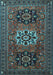 Machine Washable Persian Light Blue Traditional Rug, wshtr1723lblu