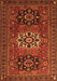Persian Orange Traditional Rug, tr1723org