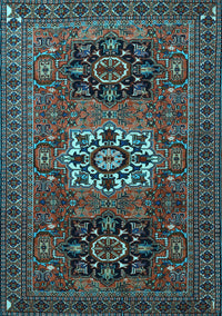 Persian Light Blue Traditional Rug, tr1723lblu