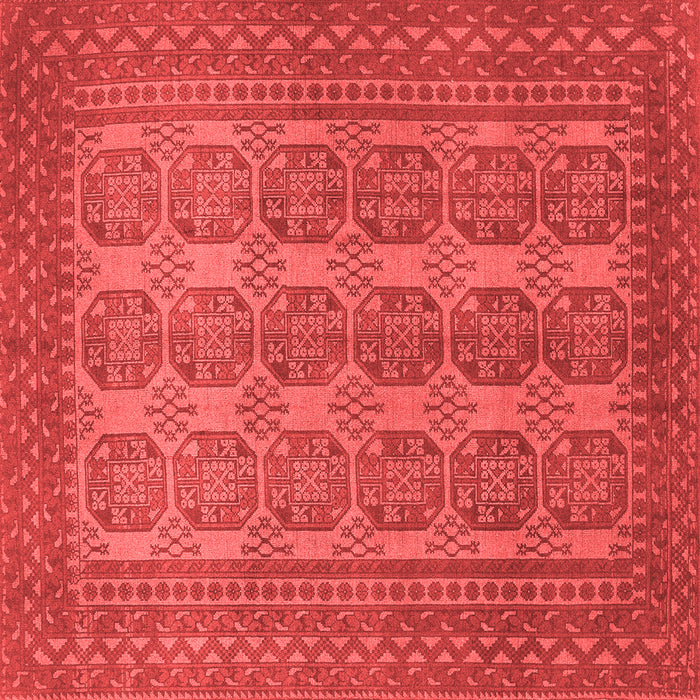 Machine Washable Persian Red Traditional Rug, wshtr1724red