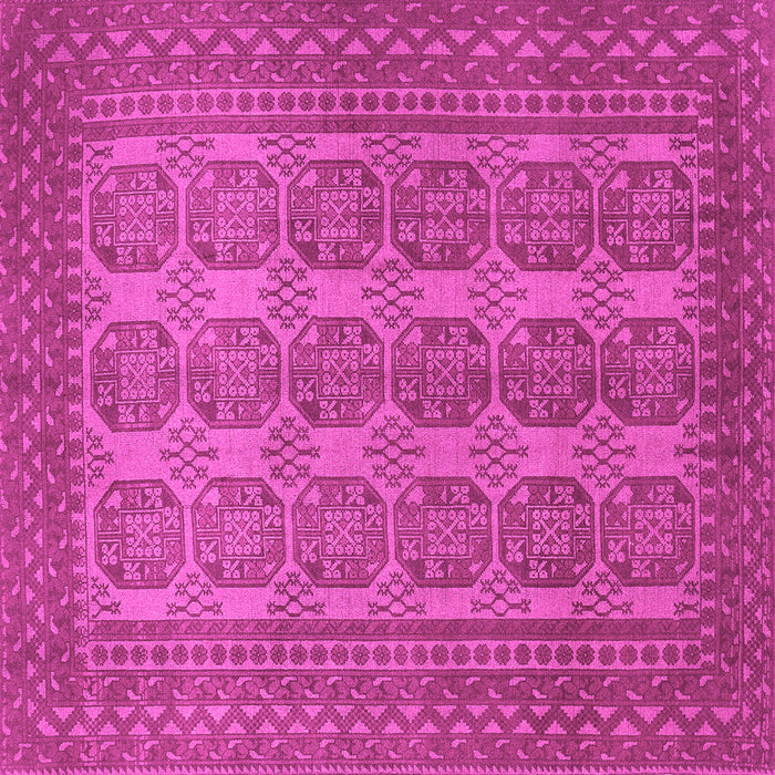 Square Persian Pink Traditional Rug, tr1724pnk