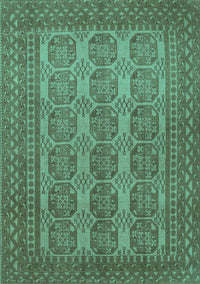 Persian Turquoise Traditional Rug, tr1724turq