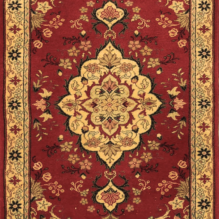 Machine Washable Persian Brown Traditional Rug, wshtr1725brn