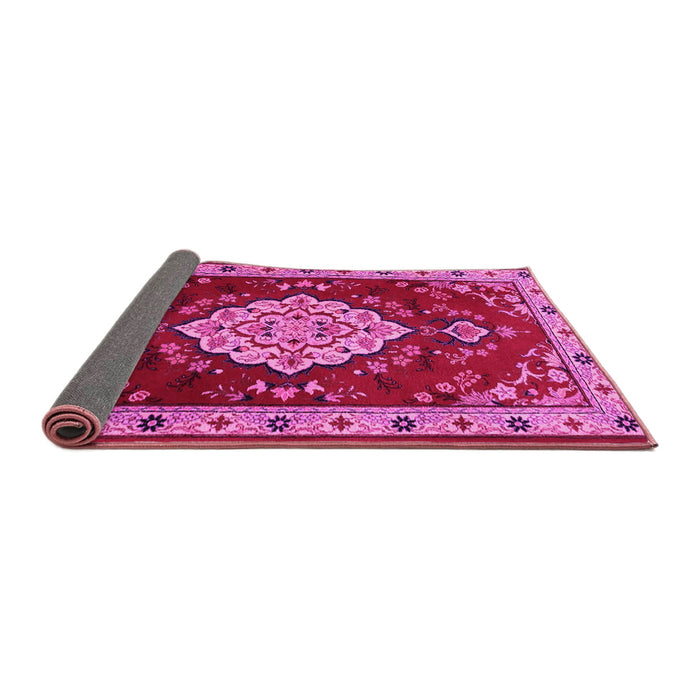 Sideview of Persian Pink Traditional Rug, tr1725pnk