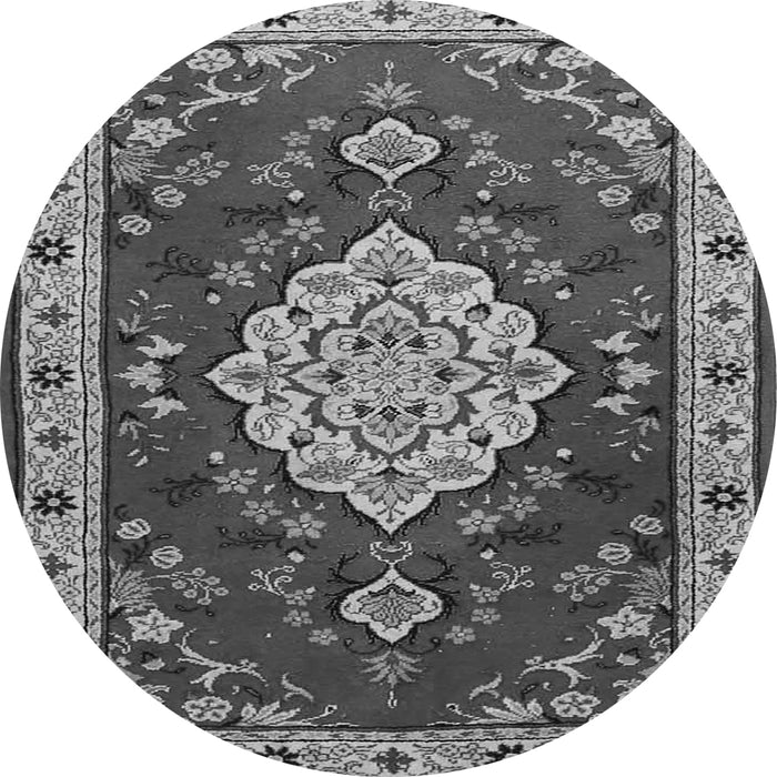 Machine Washable Persian Gray Traditional Rug, wshtr1725gry