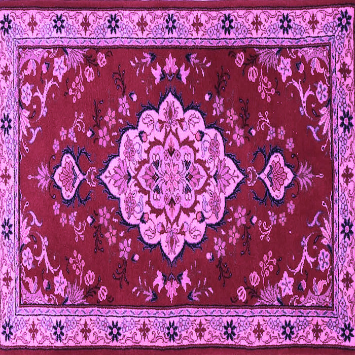Square Persian Purple Traditional Rug, tr1725pur