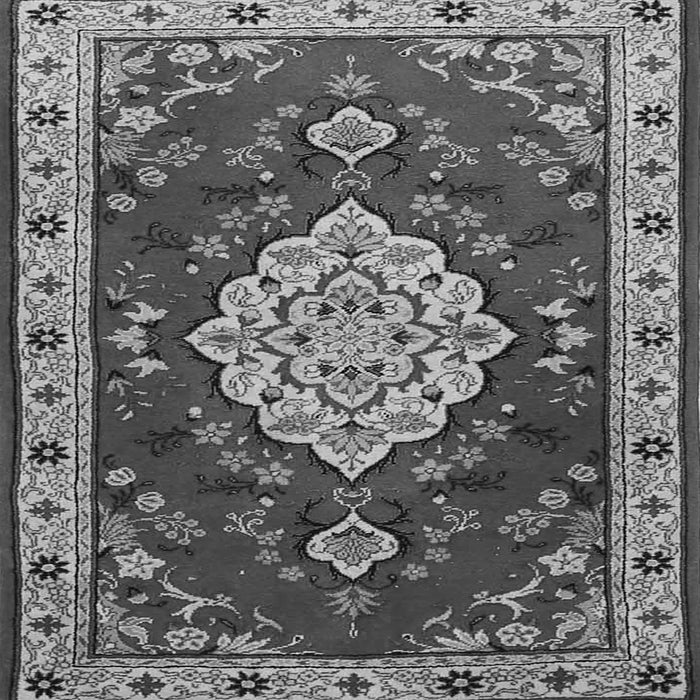 Serging Thickness of Persian Gray Traditional Rug, tr1725gry