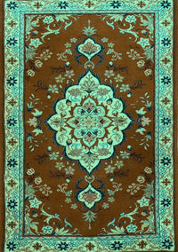 Persian Turquoise Traditional Rug, tr1725turq