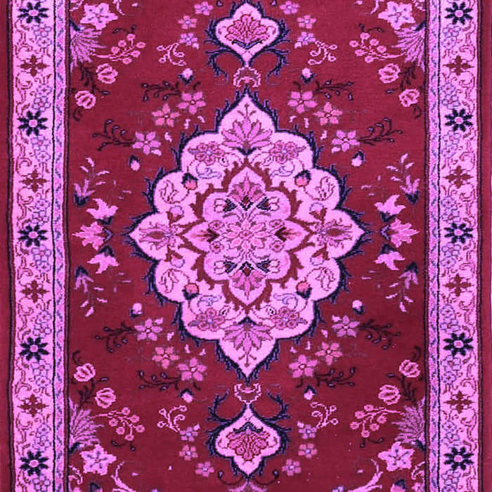 Machine Washable Persian Purple Traditional Area Rugs, wshtr1725pur