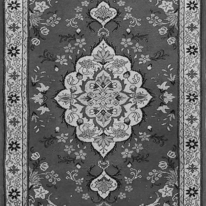 Serging Thickness of Machine Washable Persian Gray Traditional Rug, wshtr1725gry