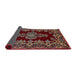 Sideview of Traditional Dark Almond Brown Persian Rug, tr1726