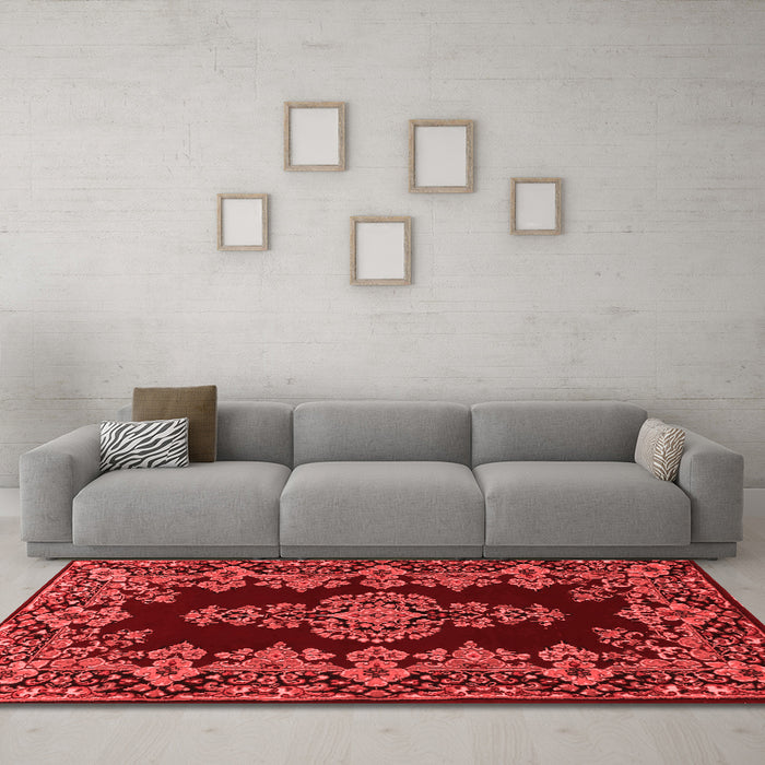 Traditional Red Washable Rugs