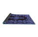 Sideview of Persian Blue Traditional Rug, tr1726blu