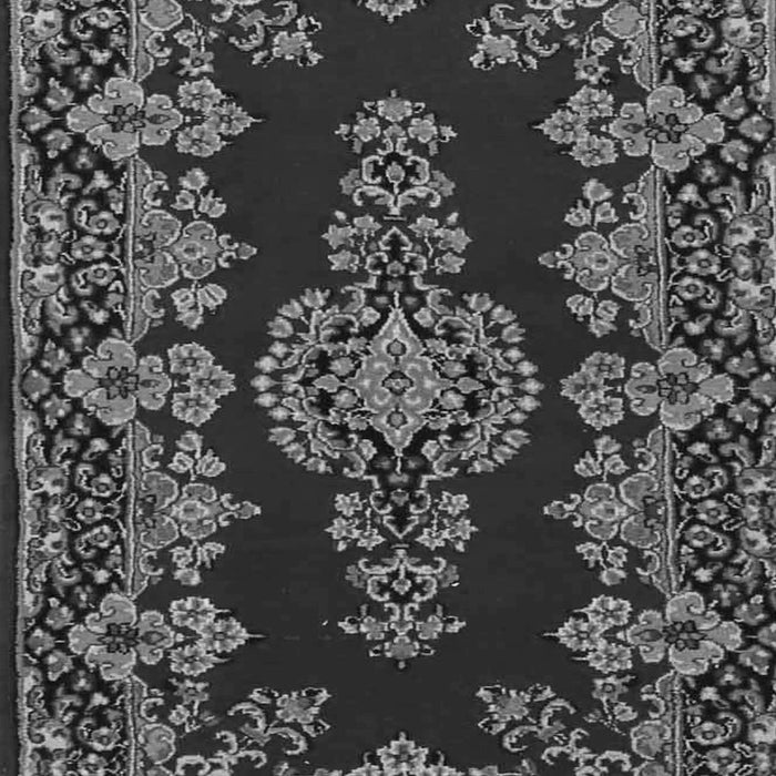 Serging Thickness of Machine Washable Persian Gray Traditional Rug, wshtr1726gry