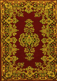 Persian Yellow Traditional Rug, tr1726yw