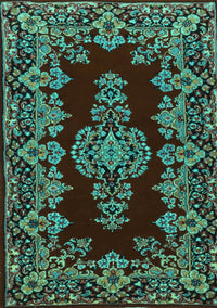 Persian Turquoise Traditional Rug, tr1726turq