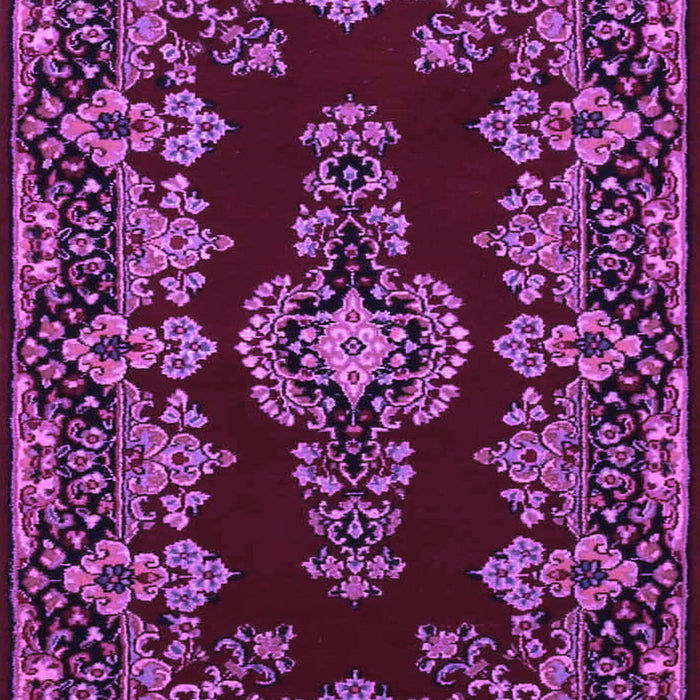 Medallion Purple Traditional Rug, tr1727pur