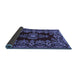 Sideview of Medallion Blue Traditional Rug, tr1727blu