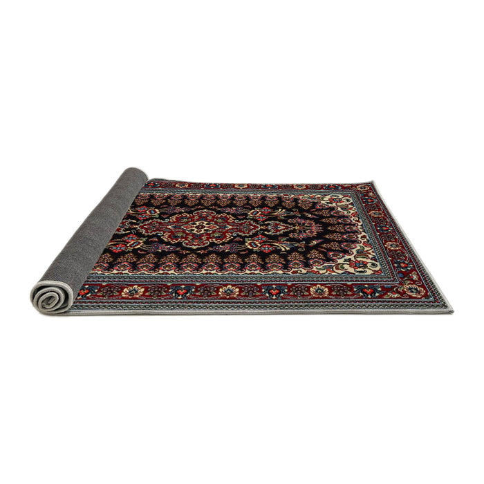 Sideview of Traditional Army Brown Persian Rug, tr1728