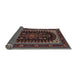 Sideview of Traditional Army Brown Persian Rug, tr1728