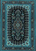 Machine Washable Persian Light Blue Traditional Rug, wshtr1728lblu