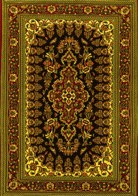 Persian Yellow Traditional Rug, tr1728yw